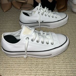 Converse platform sneakers. Custom & ordered the wrong size for myself.